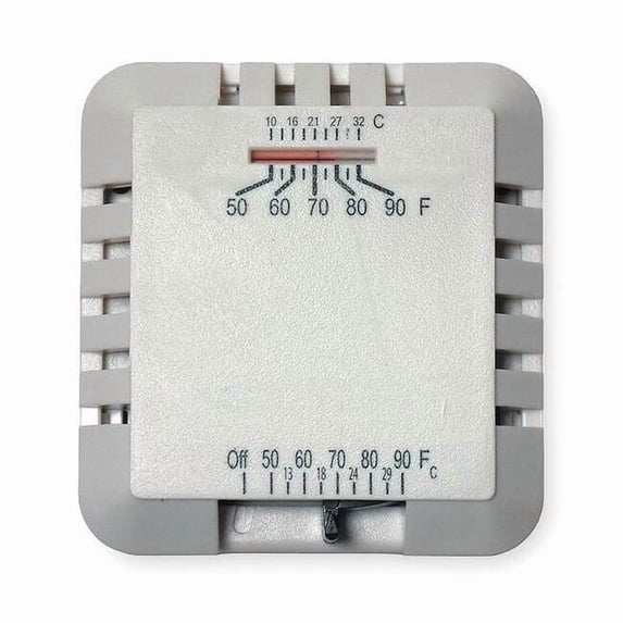 Dayton Low Voltage Thermostat, Hardwired, 24VAC 4PU51