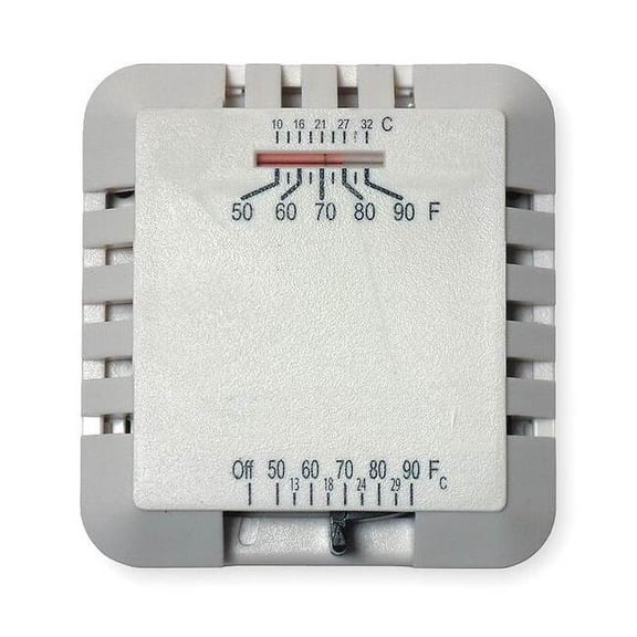 Dayton Low Voltage Thermostat, Hardwired, 24VAC 4PU51