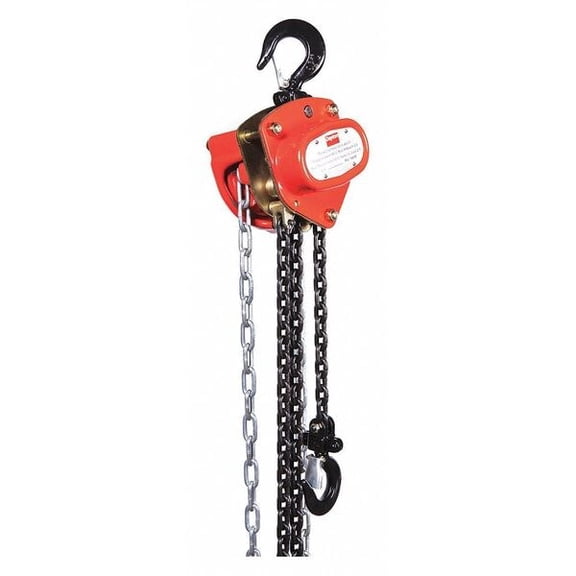 Dayton Manual Chain Hoist,1000 lb.,Lift 20 ft. 1VW53