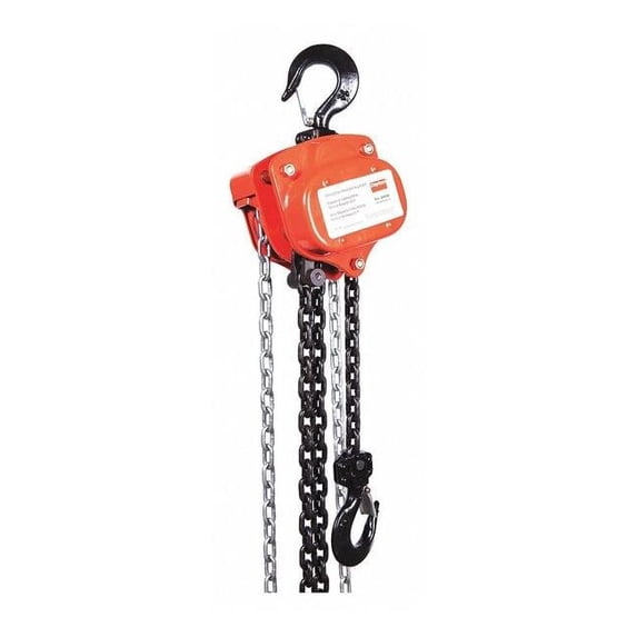 Dayton Manual Chain Hoist,2000 lb.,Lift 20 ft. 29XP29
