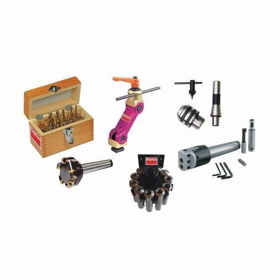 Dayton Milling Machine Starter Kit,R 8,29 Pc 4LEX9