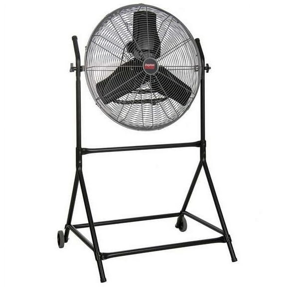 Dayton Mobile Floor Fan,1500/1300/1100 RPM 61LD83