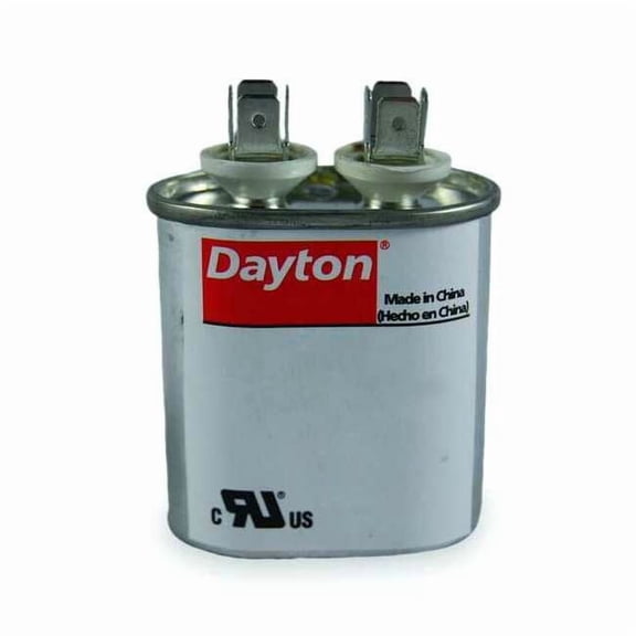Dayton Run Capacitor,20 MFD,370V,Oval 2MDW2