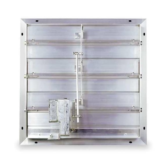 Dayton Mtrzd Damper,For Fan Dia. 20",100-240V 4C561