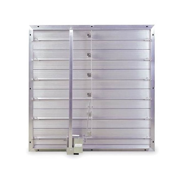 Dayton Mtrzd Damper,For Fan Dia. 48",100-240V 3C132