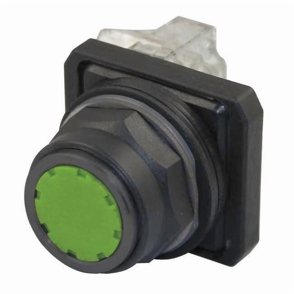 Push Button Operator, 30 mm, 1NO/1NC, Green 30G441