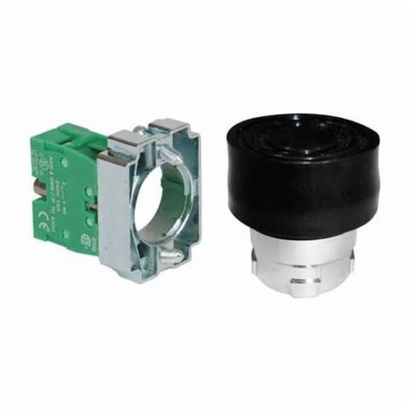 Dayton Push Button Operator, 22 mm, 1NO, Black 30G242