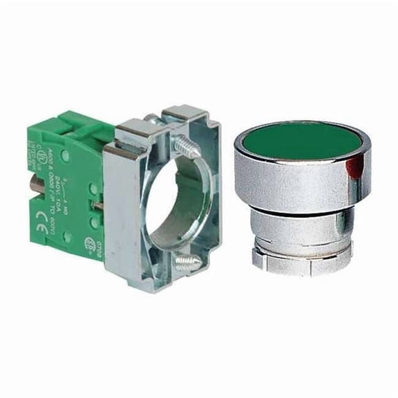Dayton Push Button Operator, 22 mm, 1NO, Green 30G228