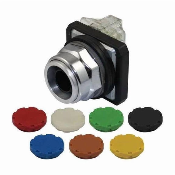 Dayton Push Button Operator, 30 mm, 1NO/1NC, Universal 30G439