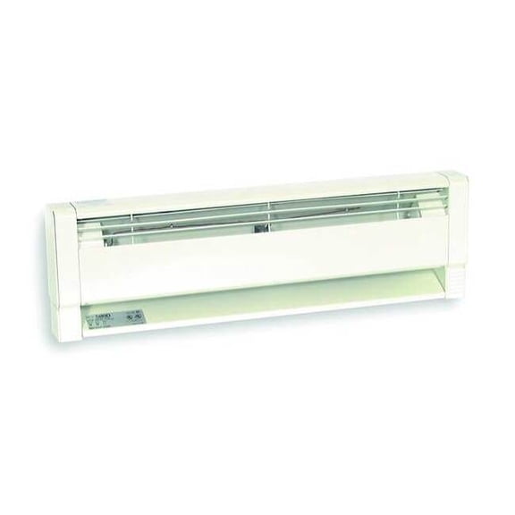 Dayton 28" Hydronic Electric Baseboard Heater, White, 375/500W, 208/240V 3UG30