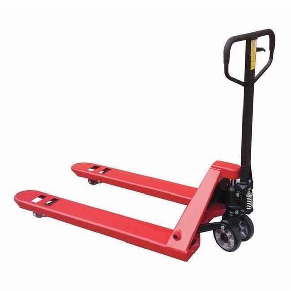 Pallet Jack,5500 lb.,Quiet,Steel,Red 32HD11