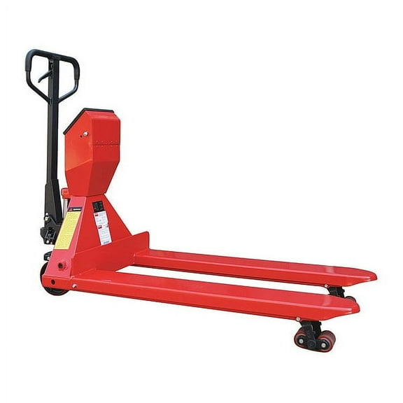 Dayton Pallet Jack,Scale,4400 lb Cap,Steel 54YG30