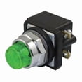 thumbnail image 1 of Pilot Light, LED, 120VAC/DC, 30mm, Chrome, GR 30G399, 1 of 1