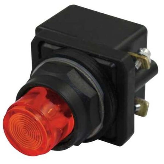 Dayton Pilot Light, Red, 30mm, LED 30G396