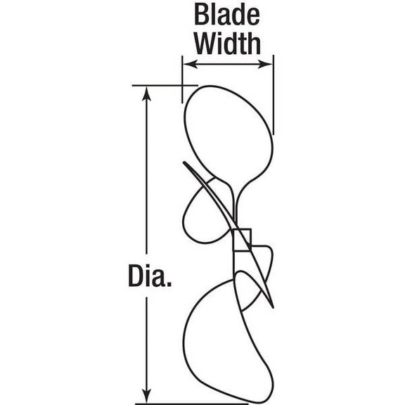 Dayton Propeller,Dia 4 In,28 Deg Pitch 2PYR1