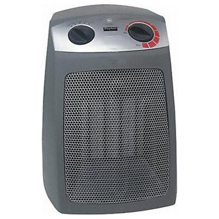 Dayton Portable Electric Heater, Gray, 10
