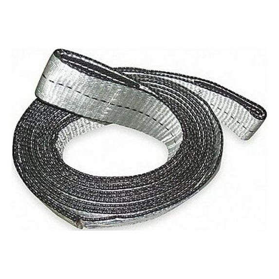 Dayton Recovery Strap,30 ft Overall L,Silver 1DKW9