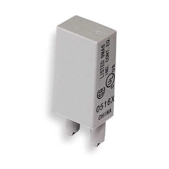 Dayton Relay,Socket Module, Diode,2Pin,6-250VDC 1EGT1