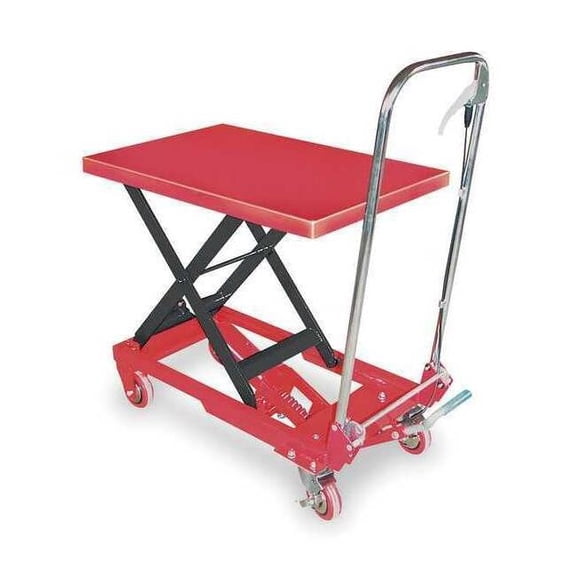 Dayton Scissor Lift Table, 400 lb. Cap, 17-5/8"W, 27-1/2"L 3KR46
