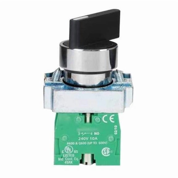 Dayton Non-Illum Selector Switch,2NO,Ext Lever 30G275