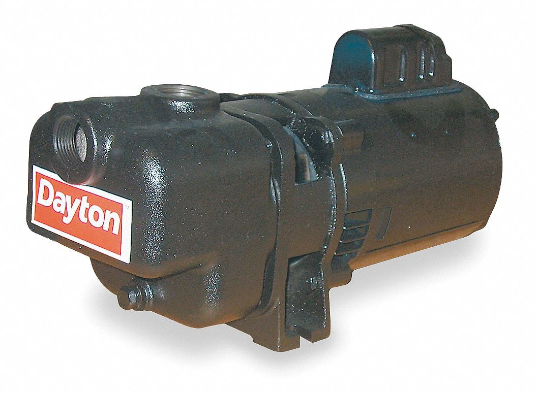 Dayton Self Priming Pump,1 HP,Cast Iron 4UA65