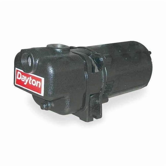 Dayton Self Priming Pump,1 HP,Cast Iron 4UA66