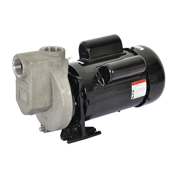 Dayton Self Priming Pump,2 HP,316 SS 2ZXT5