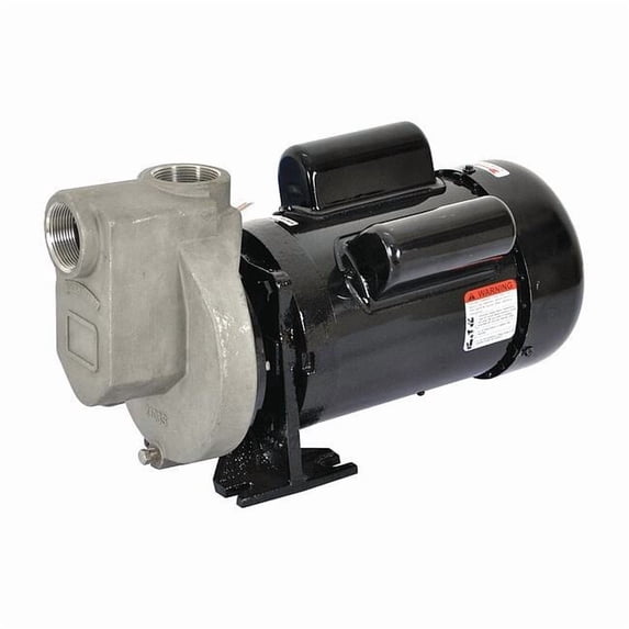 Dayton Self Priming Pump,3/4 HP,316 SS 2ZXR8