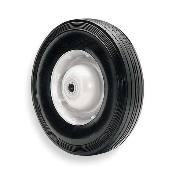 Dayton Semi Pneumatic Wheel, Rubber 1ANU9