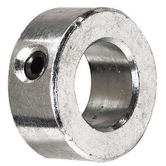 Dayton Shaft Collar,Set Screw,1Pc,1/4 In,St,PK3 2X735