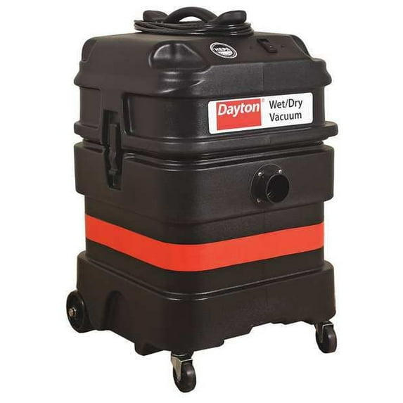 Dayton Shop Vacuum,18 gal.,Plastic,108 cfm MV-1800-HGEV