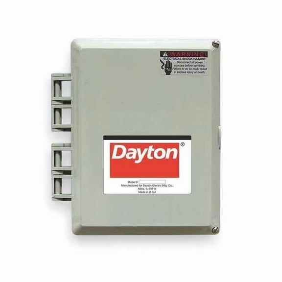 Dayton Motor/Pump Control Box, 208/240/480V 2PZF9