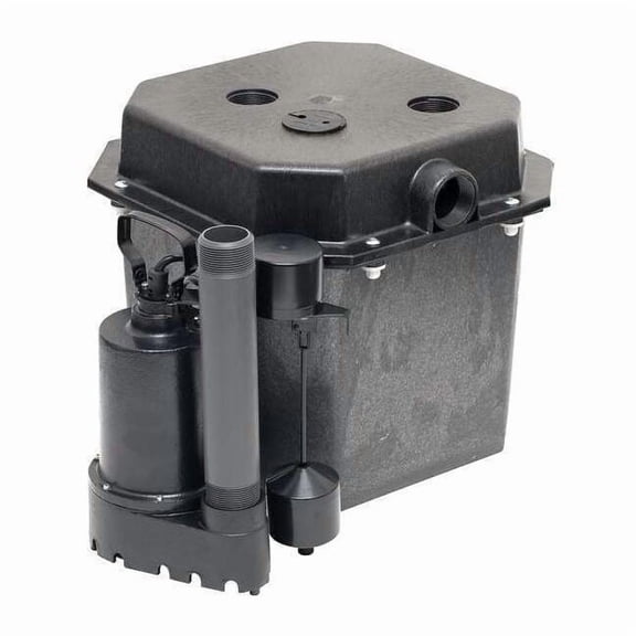 Sink Pump System,1/3 HP,115V,Cast Iron 12F738