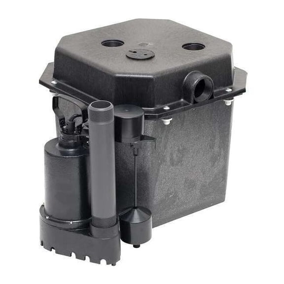 Dayton Sink Pump System,1/3 HP,115V,Cast Iron 12F738