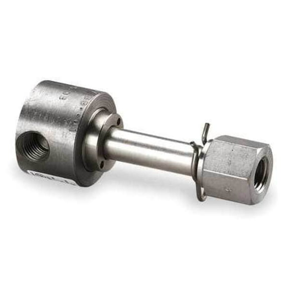 Stainless Steel Solenoid Valve Less Coil, Normally Closed, 1/4 in Pipe Size