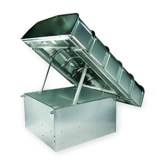 Dayton Gravity Vent,20 In,Base 24 1/2 In Sq 3FKE1