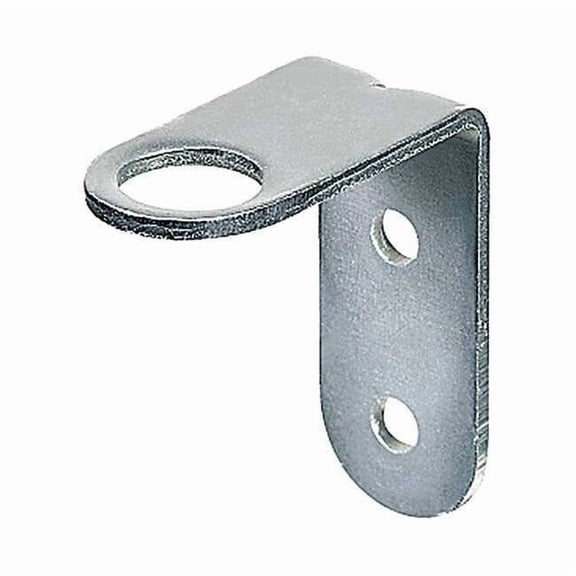 Dayton Wall Mount Bracket, Steel, Silver, 7/8 in Dia., 3 in Height 26ZT32
