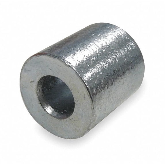 Dayton Stop Sleeve,1-4 In,Aluminum,PK10 2VKD1 2VKD1 ZO-G2159245
