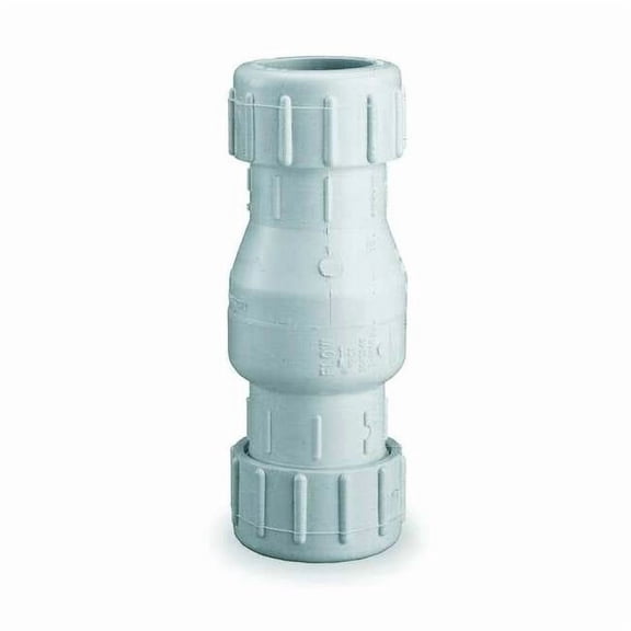 Dayton 1-1/2" Compression PVC Swing Check Valve 4RG88