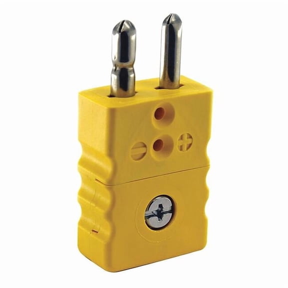 Dayton Thermocouple Plug,K,Yellow,Standard 36GL02