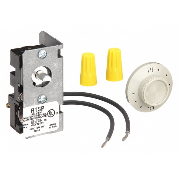 Thermostat with Bracket, For Use With Grainger Item Number 3UG15, 3UG17, 3UG19