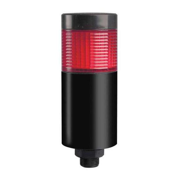 Dayton Tower Light Assembly, Red, 24V AC/DC, 80 FPM, 56 mm Dia., Direct 26ZT33