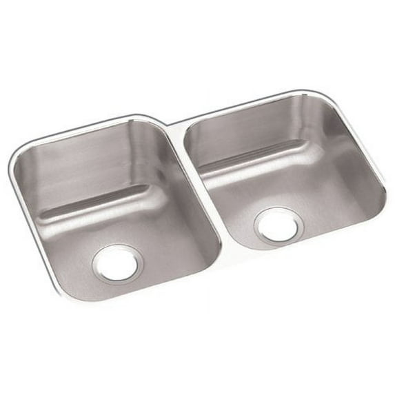 Dayton Undermount Stainless Steel 32 in. Double Bowl Kitchen Sink