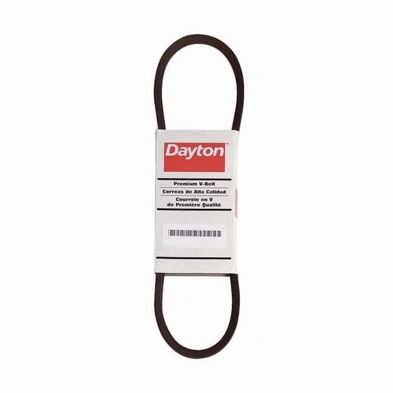 B102 Classical V-Belt, 105 in Outside Length, 21/32 in Top Width, 13/32" Thickness, 1 Ribs