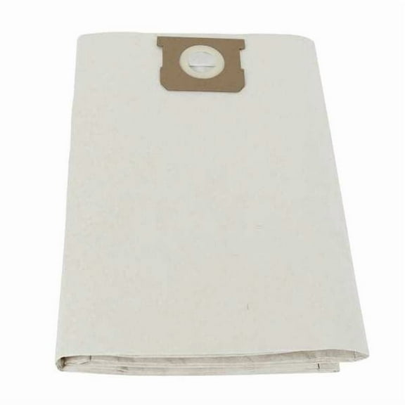 Vacuum Bags, Fits Dayton Vacuum Brand, Dry, Paper, 2-Ply, Std, 61HW10, 5 PK