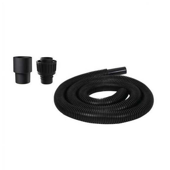 Dayton Vacuum Hose,8 ft L,Black,Plastic 61HW20