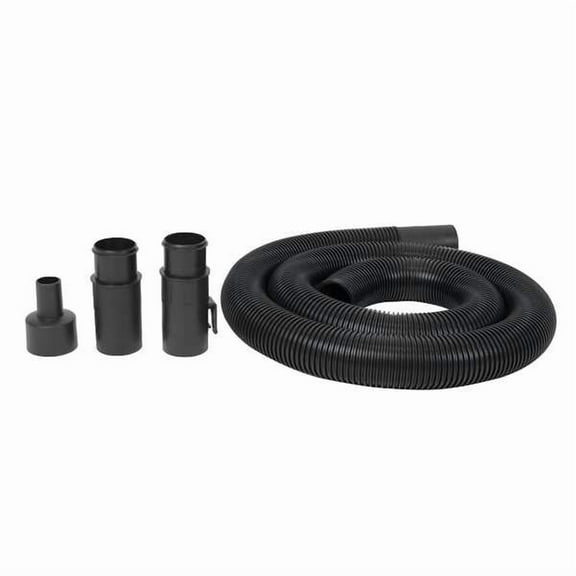Dayton Vacuum Hose,8 ft L,Black,Plastic 61HW22