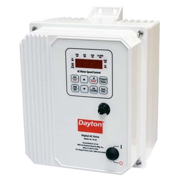 Dayton Variable Frequency Drive,3 hp,480V AC 13E657