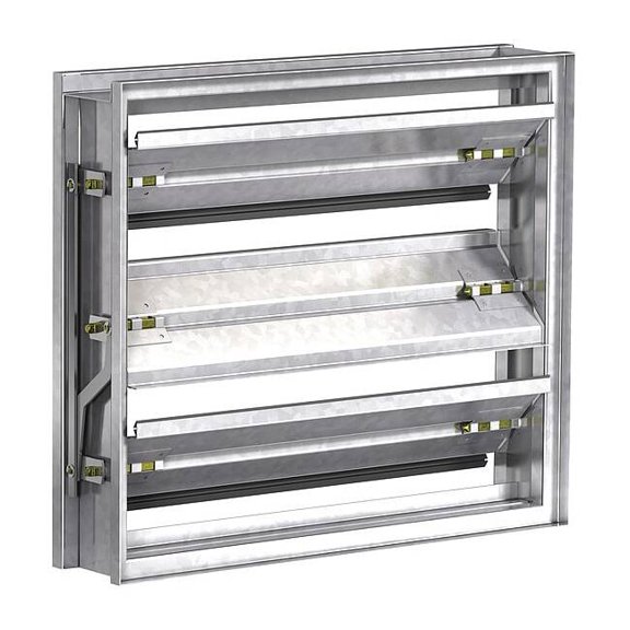 Dayton Volume Control Damper,17-3/4"W,17-3/4"H 2LRY9