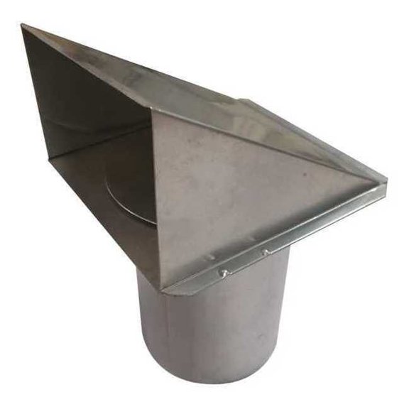 Dayton Wall Cap, Aluminum 3 or 4 In Round 45PE71